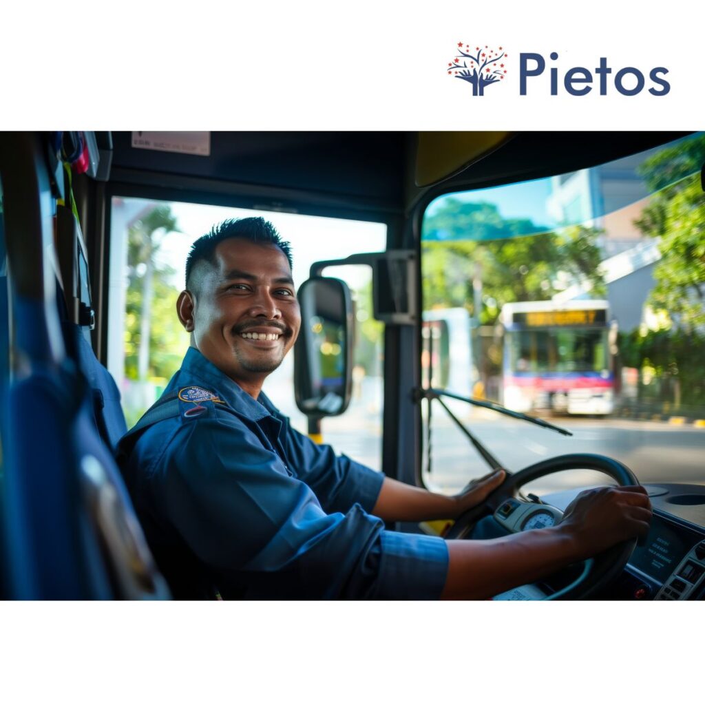 School bus driver verification ensuring safe transport for children in India