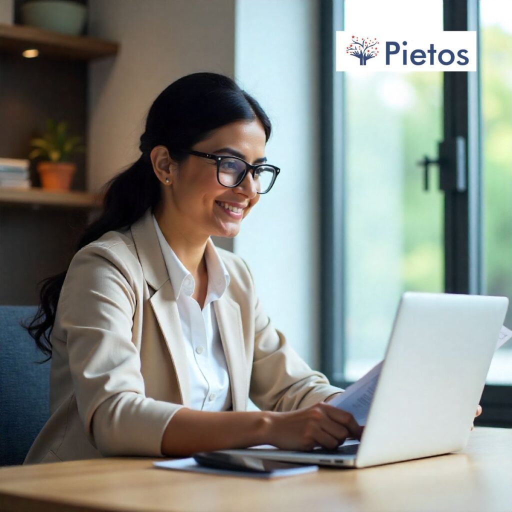 HR professional conducting pre-employment background checks in India
