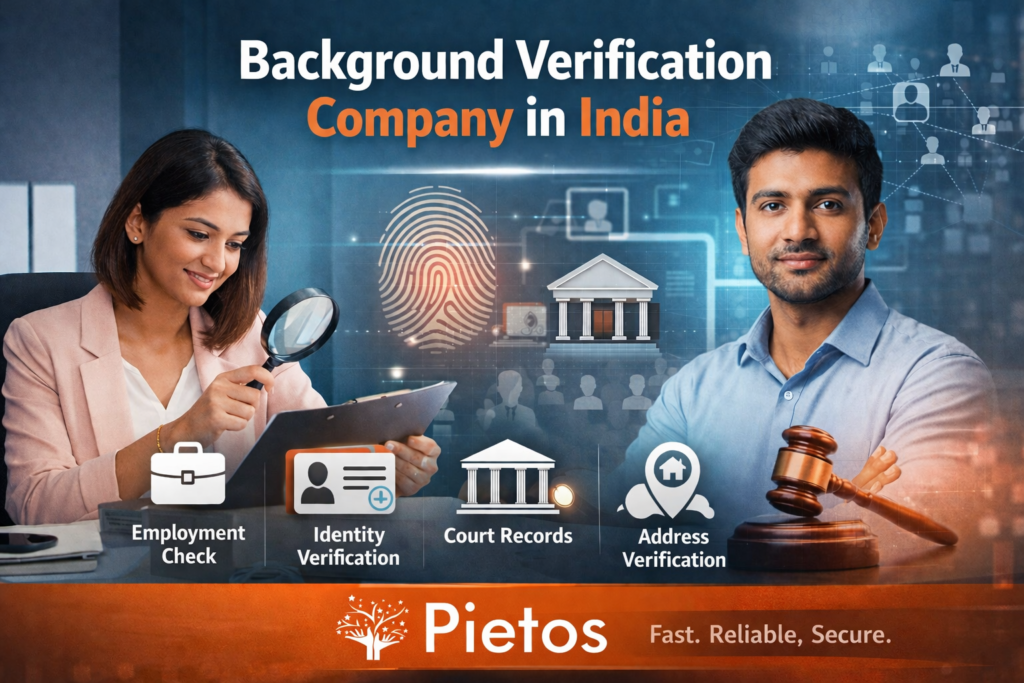 background verification company India digital hiring verification services Pietos