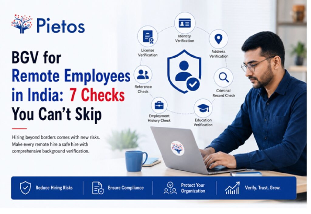 Hiring remote employees in India? Discover the 7 essential BGV checks you cannot afford to miss. Protect your business with smarter background verification.