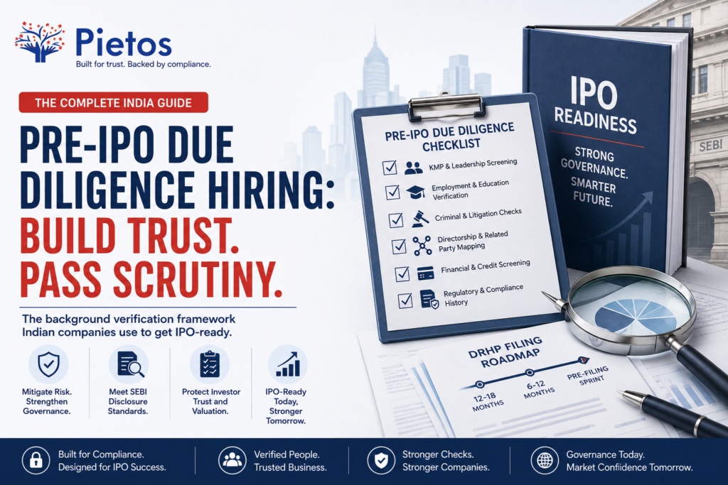 Pre-IPO Due Diligence Hiring: The Complete India Guide